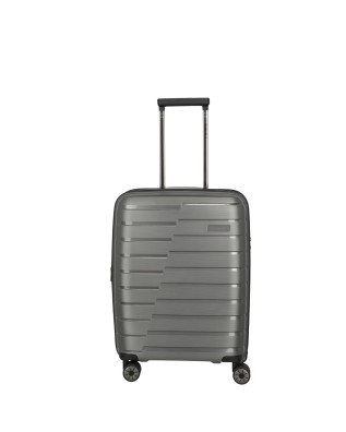 Travelite – Size S polypropylene carry-on trolley with 4...