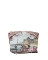  Ynot - Beauty Case donna Tg. S in ecopelle stampa città Yesbag