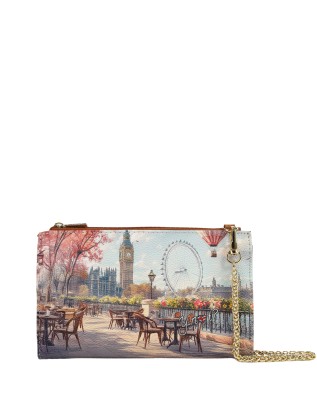 Ynot – Damenbrieftasche aus Kunstleder mit Umhängeband...