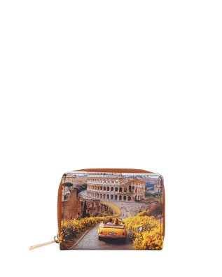  Ynot - Portafoglio Tg. XS Donna in Ecopelle Stampa Città Yesbag