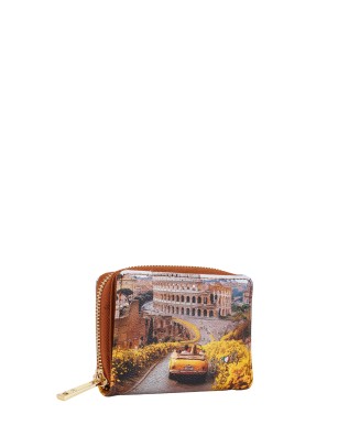  Ynot - Portafoglio Tg. XS Donna in Ecopelle Stampa Città Yesbag 2