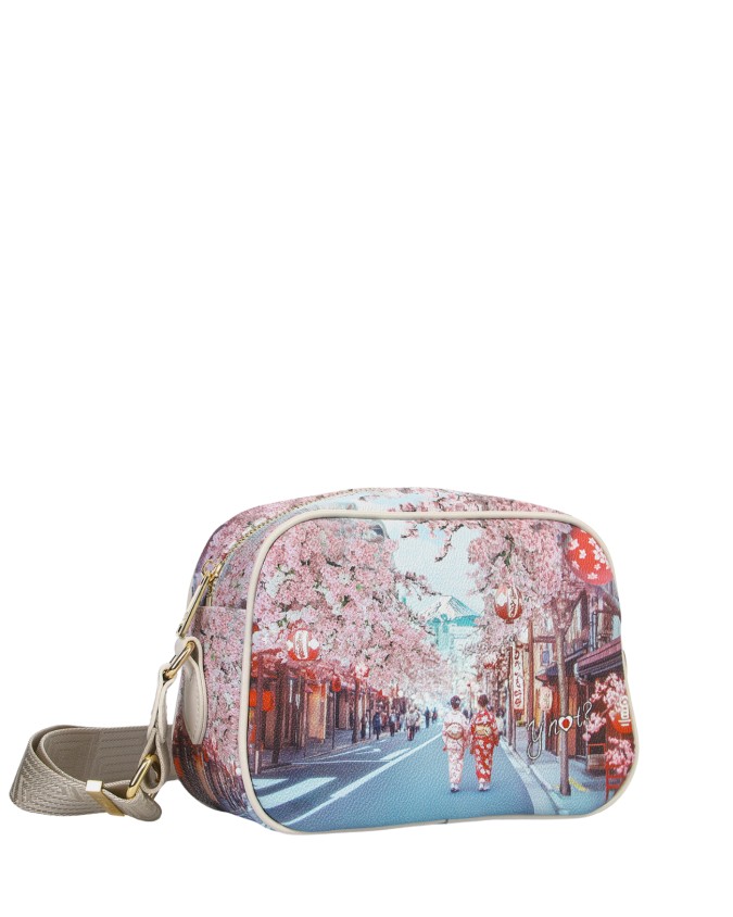  Ynot - Borsa Camera Bag Tg. S in ecopelle stampa città Yesbag