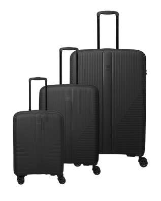 Travelite - Set di valigie in 3 misure S/M/L in polipropilene Air Stripe