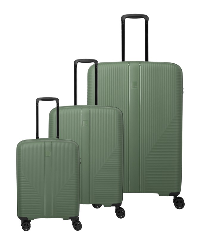  Travelite - Set di valigie in 3 misure S/M/L in polipropilene