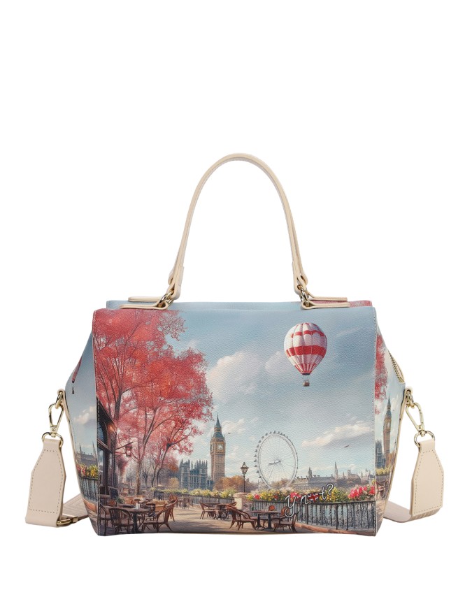  Ynot - Borsa a spalla boston bag Tg. 