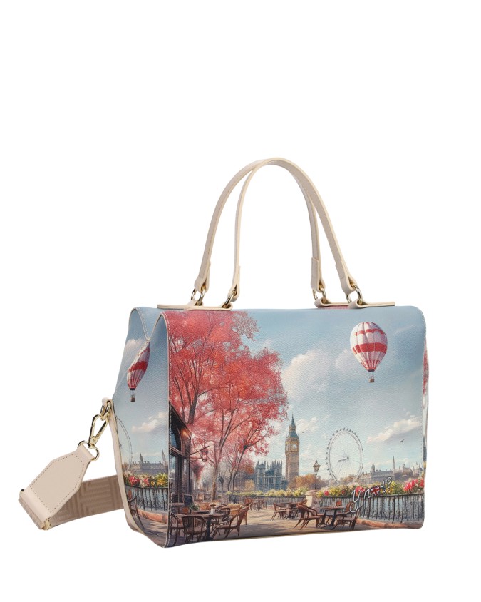  Ynot - Borsa a spalla boston bag Tg. 