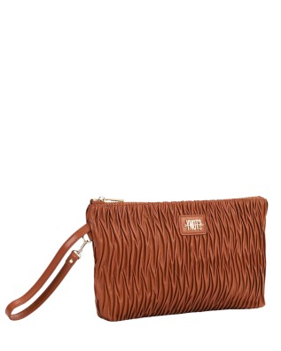  Ynot - Pochette Donna con Manico con Texture Plissettata Paris 2