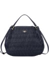  Ynot - Borsa Hobo con Tracolla con Texture Plissettata Paris
