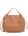  Ynot - Borsa Hobo con Tracolla con Texture Plissettata Paris