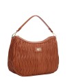  Ynot - Borsa Hobo Donna con Texture Plissettata Paris