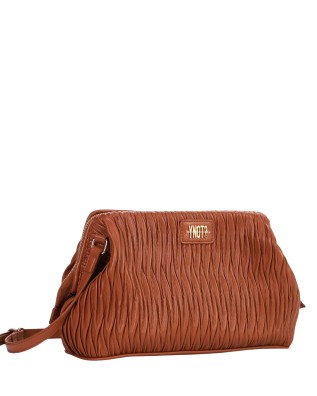  Ynot - Clutch Donna con Tracolla e Texture Plissettata Paris 2