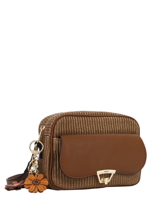  Ynot - Borsa Camera bag Tg. M con tasca frontale in tessuto
