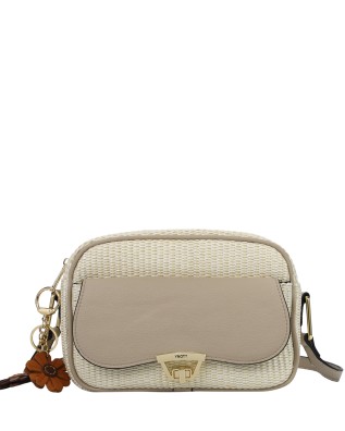  Ynot - Borsa Camera bag Tg. M con tasca frontale in tessuto 2