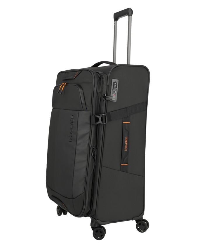 Travelite – Trolley grande espandibile Tg. L in poliestere 4 ruote Briize