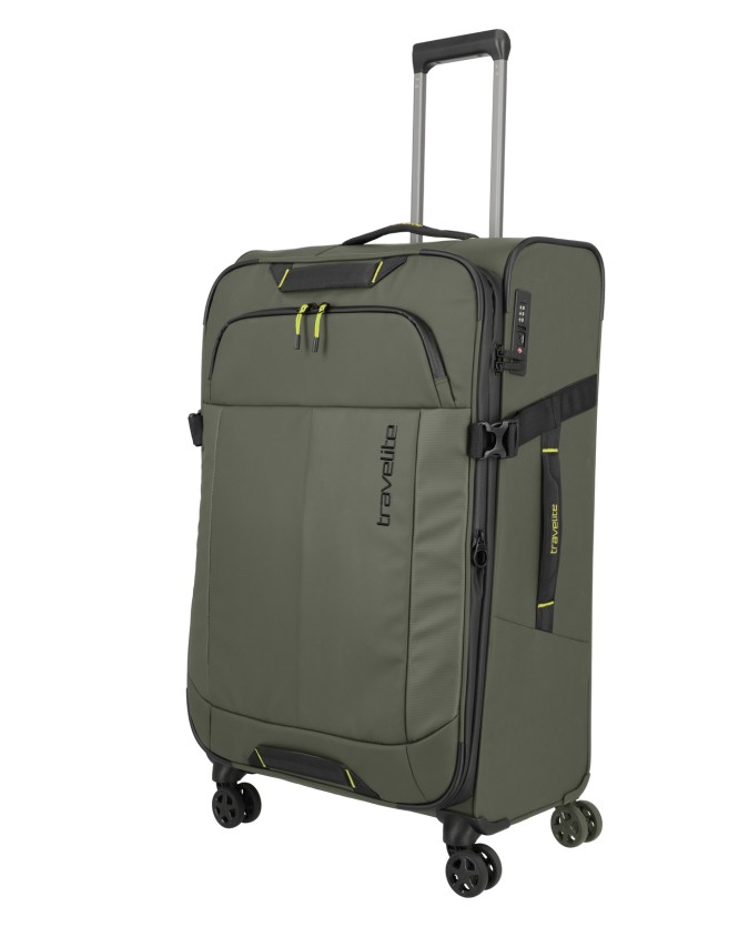 Travelite – Trolley grande espandibile Tg. L in poliestere 4 ruote Briize