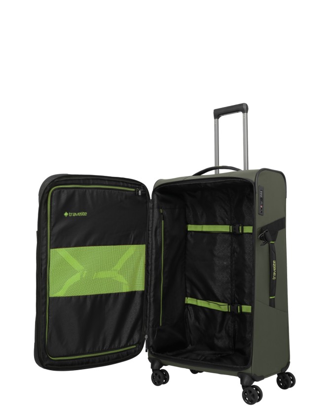 Travelite – Trolley grande espandibile Tg. L in poliestere 4 ruote Briize