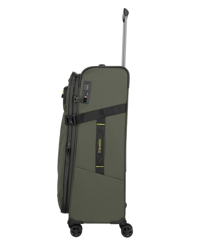 Travelite – Trolley grande espandibile Tg. L in poliestere 4 ruote Briize