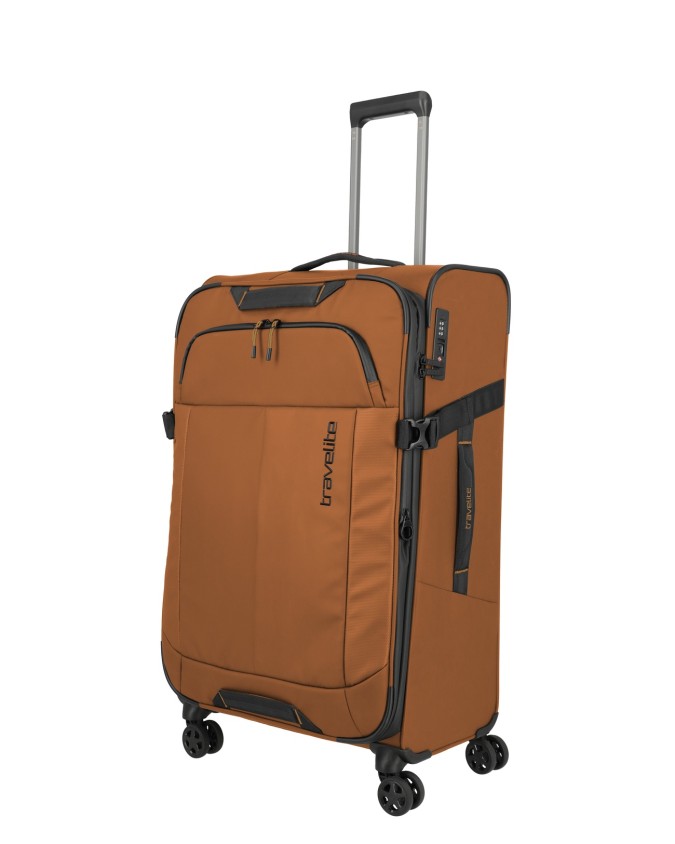 Travelite – Trolley grande espandibile Tg. L in poliestere 4 ruote Briize