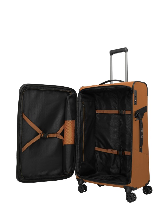 Travelite – Trolley grande espandibile Tg. L in poliestere 4 ruote Briize