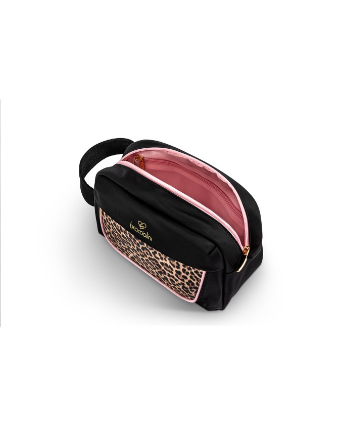  Braccialini - Necessaire con Manico Laterale in Nylon Dea Soft