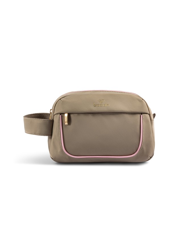  Braccialini - Necessaire con Manico Laterale in Nylon Dea Soft