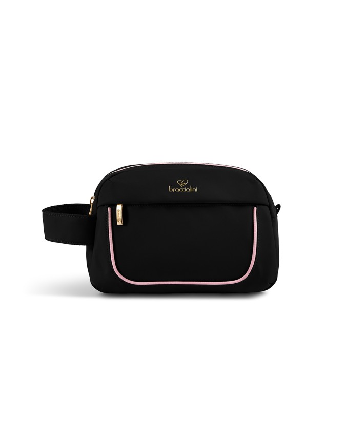  Braccialini - Necessaire con Manico Laterale in Nylon Dea Soft