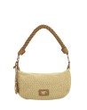  Ynot - Borsa hobo con manico intrecciato Tg. 