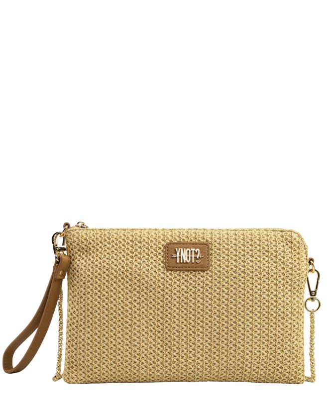 Ynot - Clutch with wrist strap and shoulder strap, Size M, in