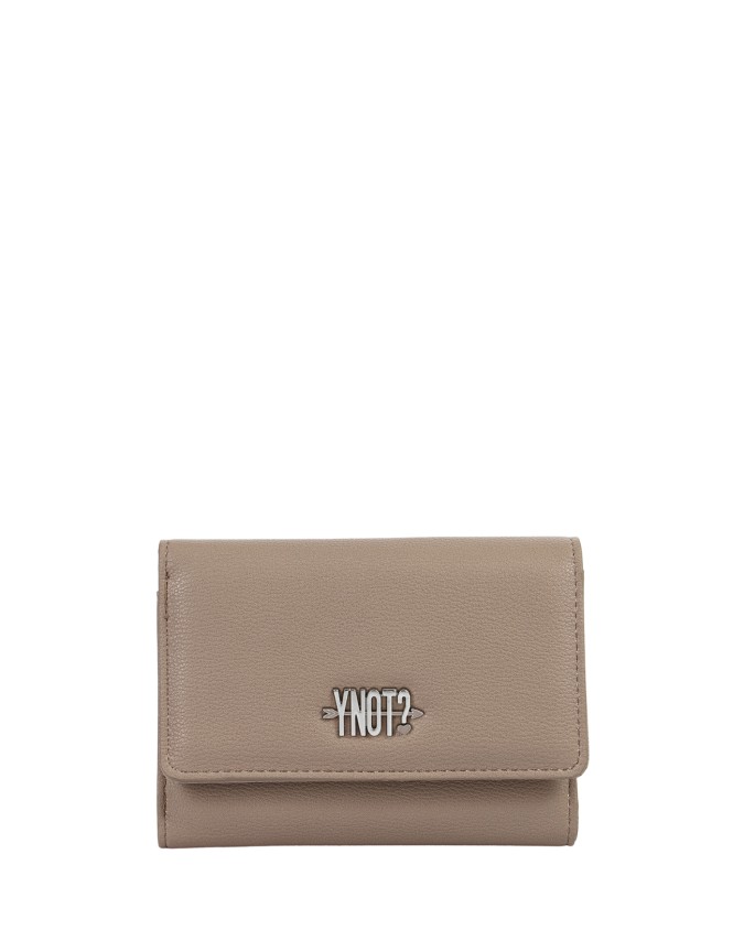  Ynot - Portafoglio Donna con Patta in Ecopelle London