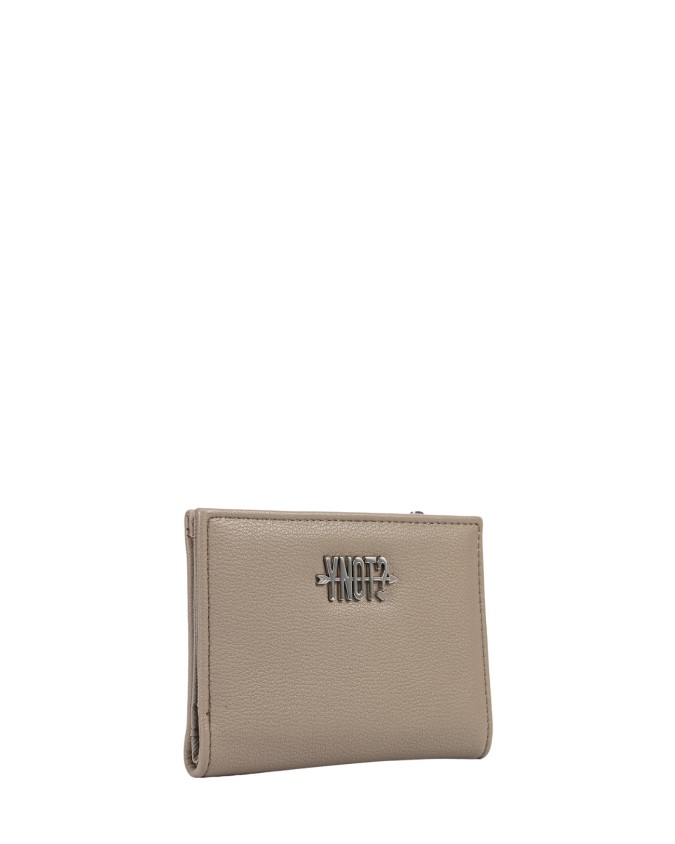  Ynot - Portafoglio Piccolo Donna con Clip in Ecopelle London
