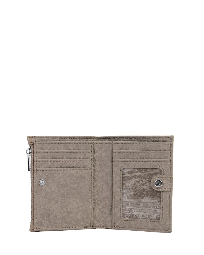  Ynot - Portafoglio Piccolo Donna con Clip in Ecopelle London