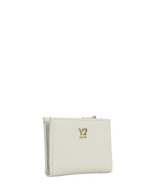  Ynot - Portafoglio Piccolo Donna con Clip e Logo Frontale in 2