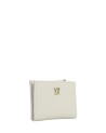  Ynot - Portafoglio Piccolo Donna con Clip e Logo Frontale in