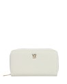  Ynot - Portafoglio Donna Zip Around con Logo Frontale in