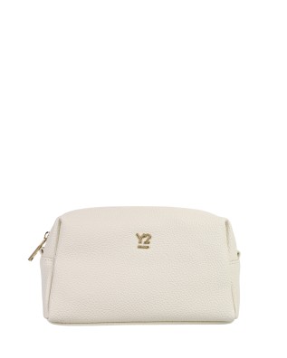  Ynot - Beauty Case Donna con Logo Frontale in Ecopelle Harmony