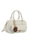  Ynot - Borsa Bauletto con Tasca Frontale e Tracolla in