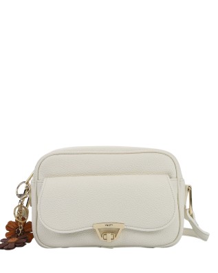 Ynot - Harmony Faux Leather Shoulder Bag with Front...