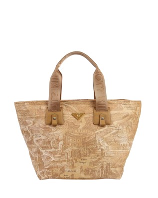Ynot - Nylon Shopping Bag with "Città Gum" Print