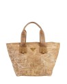  Ynot - Borsa Shopping in Nylon con Stampa Città Gum