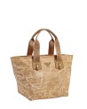  Ynot - Borsa Shopping in Nylon con Stampa Città Gum