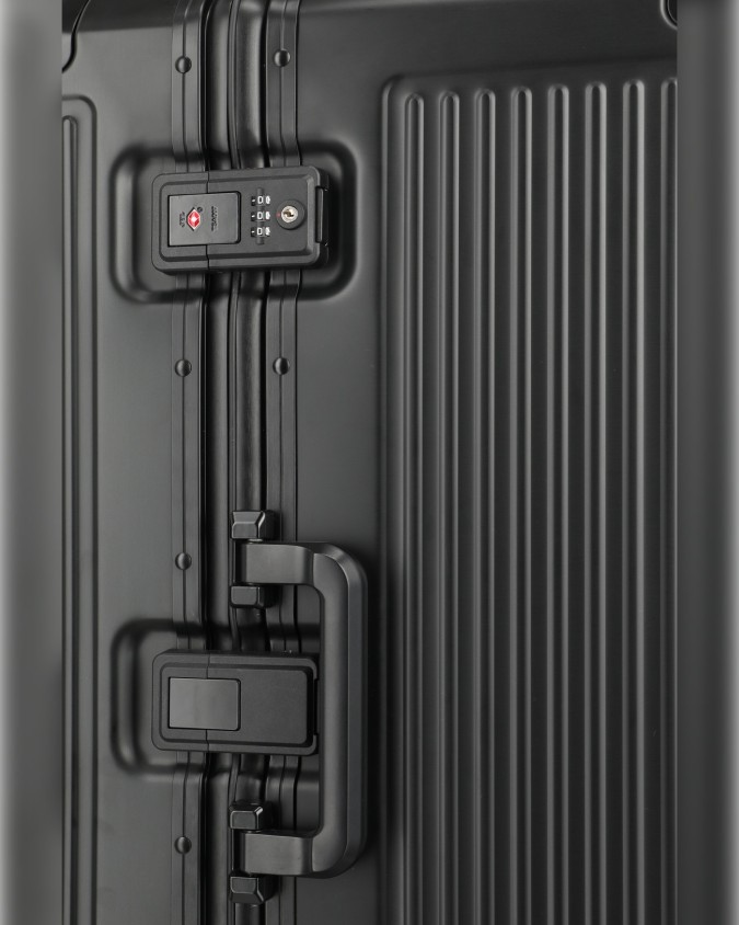 Travelite - Trolley Trunk Tg. L in alluminio 4 Ruote Next