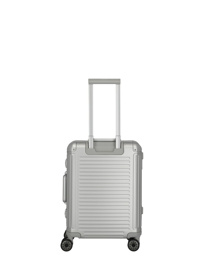 Travelite – Trolley cabina S+ in alluminio con tasca frontale 4 ruote Next