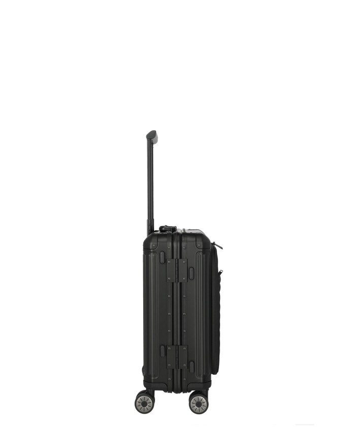 Travelite – Trolley cabina S+ in alluminio con tasca frontale 4 ruote Next