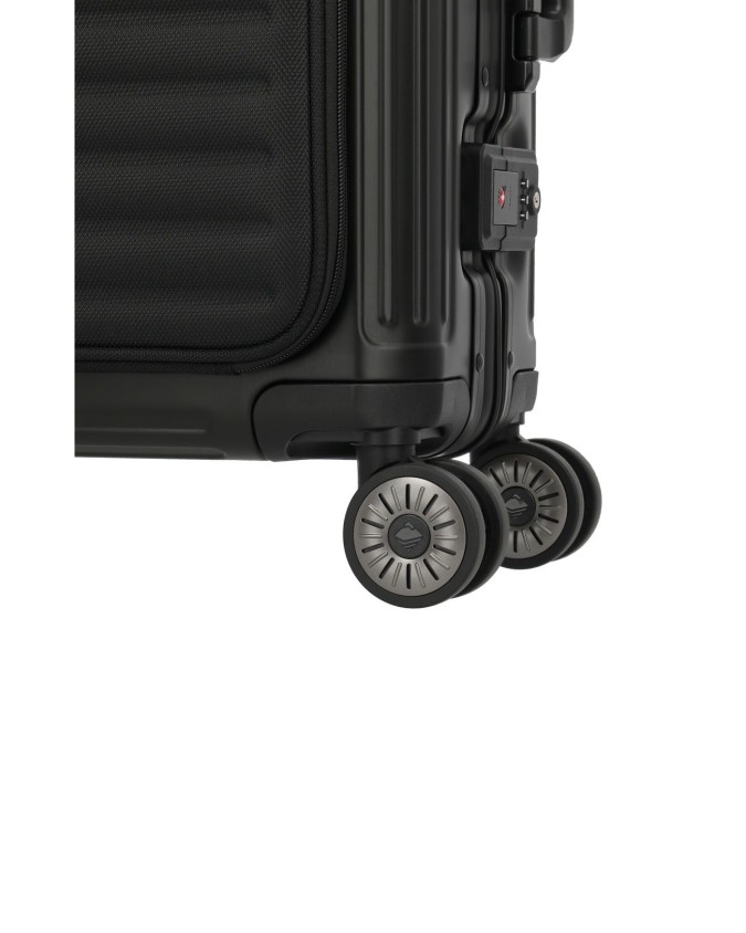 Travelite – Trolley cabina S+ in alluminio con tasca frontale