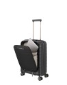 Travelite  - S+ polypropylene carry-on trolley with front pocket and 4 Mooby wheels
