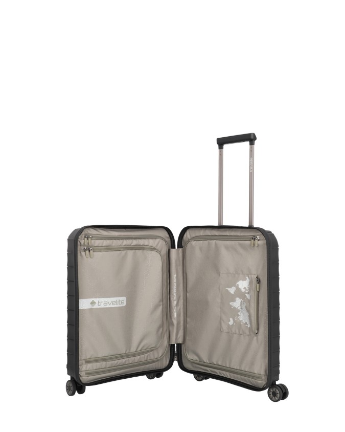  Travelite - Trolley cabina S+ in polipropilene con tasca