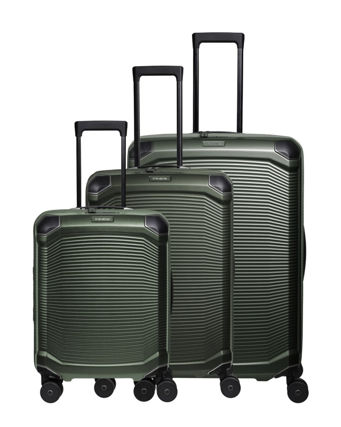  Travelite - Set di valigie in 3 misure S/M/L in policarbonato