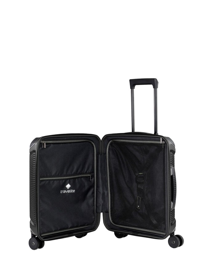  Travelite - Trolley Tg. S+ con tasca frontale in policarbonato