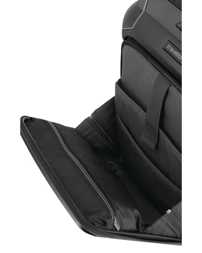 Travelite - Trolley Tg. S+ con tasca frontale in policarbonato 4 Ruote Millennium