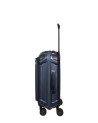 Travelite - Trolley Size S+ with front polycarbonate pocket, 4-Wheel Millennium